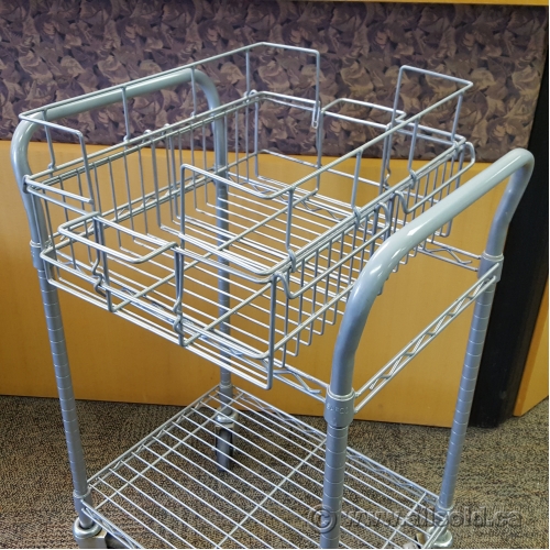 Rolling Mail File Cart w/ Collapsible Sides Allsold.ca Buy & Sell Used Office Furniture Calgary