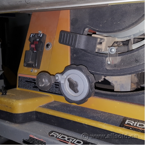Ridgid 15 amp 10inch HeavyDuty Portable Table Saw & Stand Allsold