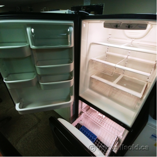 Amana Black Bottom Freezer Fridge Refrigerator Allsold.ca Buy & Sell Used Office Furniture