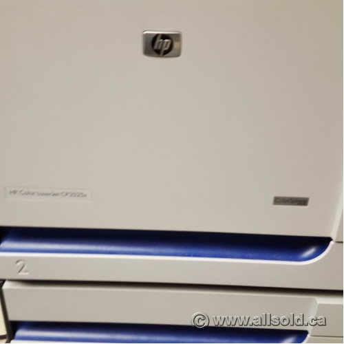 HP CP3525DN Color LaserJet Printer w/ Extra Paper Tray Allsold.ca