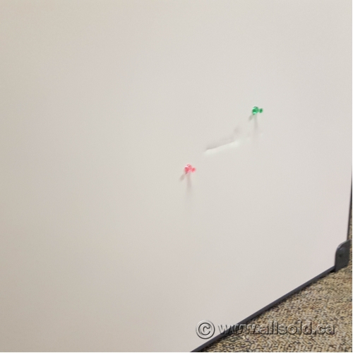 Sliding Whiteboard Wall Mount Rack w/ Whiteboards Allsold.ca Buy