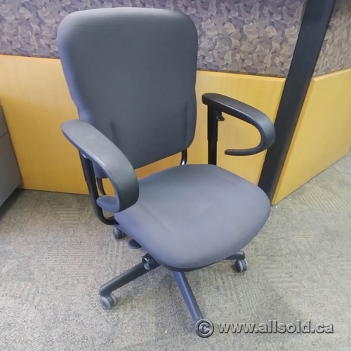 Grey Steelcase Turnstone Mid Back Office Task Chair Allsold.ca Buy