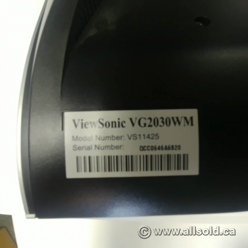 Viewsonic VG2030wm Computer Monitor with Speakers Allsold.ca Buy