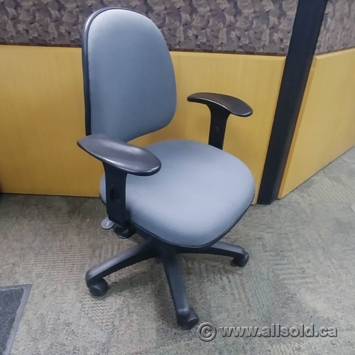 Haworth Grey Adjustable Office Task Chair Allsold.ca Buy & Sell