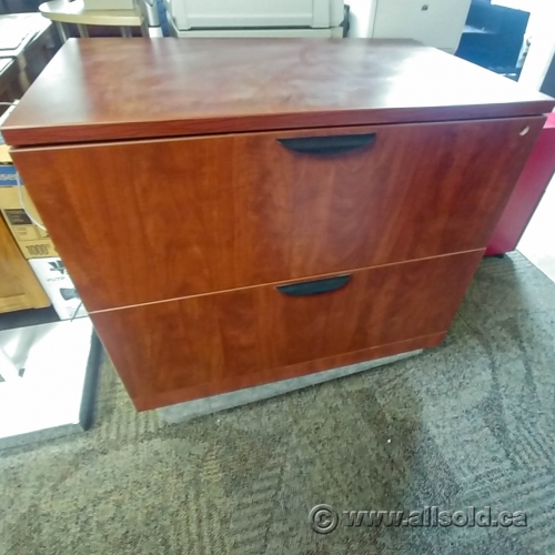 Cherry Wood 2 Drawer Lateral Filing SND Allsold.ca Buy