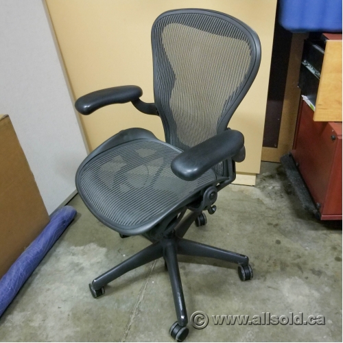 Herman Miller Aeron "B" Size Mesh Ergonomic Task Chair Allsold.ca