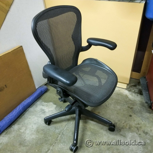 Herman Miller Aeron "B" Size Mesh Ergonomic Task Chair Allsold.ca
