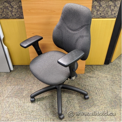 Grey Global Tritek 749 ErgoSelect Mid Back Ergonomic Task Chair