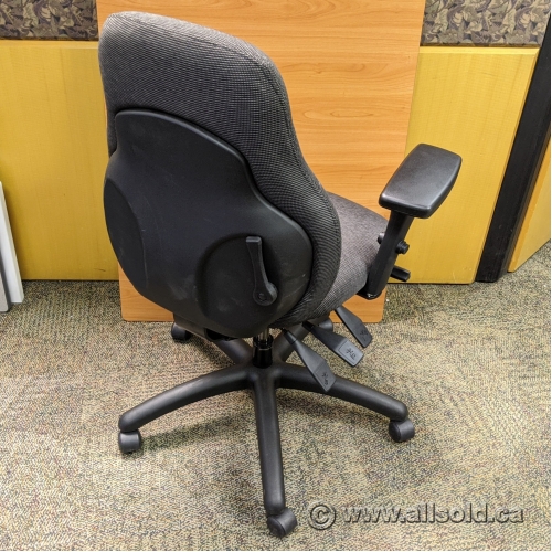 Grey Global Tritek 749 ErgoSelect Mid Back Ergonomic Task Chair