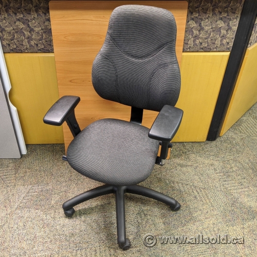 Grey Global Tritek 749 ErgoSelect Mid Back Ergonomic Task Chair