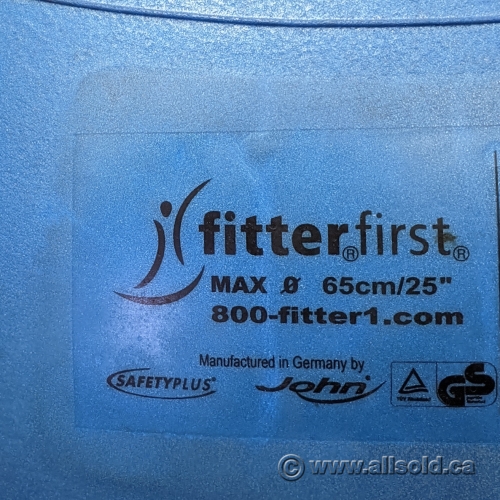 FitterFirst Classic Exercise Ball, Blue 65cm Allsold.ca Buy & Sell