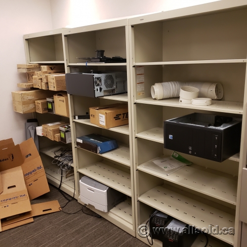 Hon Grey Data File Shelving w/ Wire Dividers Allsold.ca Buy & Sell