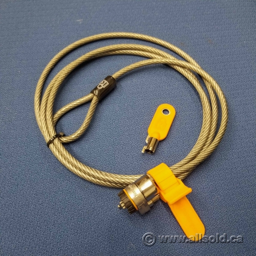 Kensington Laptop Security Cable w/ Steel Thread Cable & Key Allsold