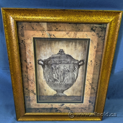 Roman Pottery Framed Print Wall Art under Glass Allsold.ca Buy