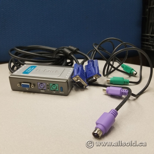 DLink DKVM2K 2port PS/2 based KVM switch Allsold.ca Buy & Sell