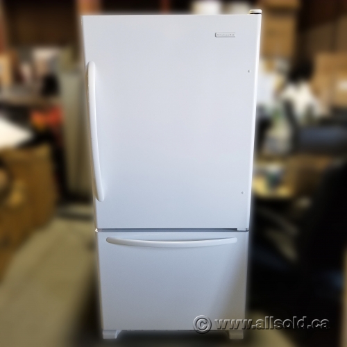 KitchenAid White Fridge w/ Bottom Load Freezer 32" Wide Allsold.ca