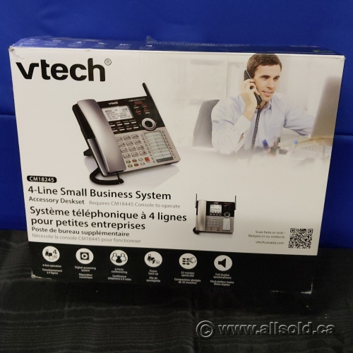 Vtech 4Line Small Business System Phone Deskset CM18245 Allsold.ca