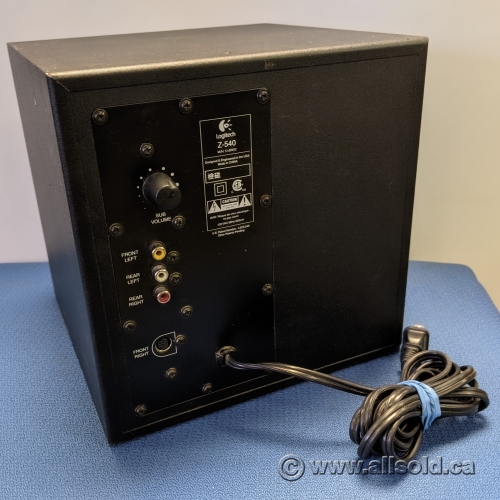 Logitech Z540 Speaker System w/ 2 Speakers & Subwoofer Allsold.ca