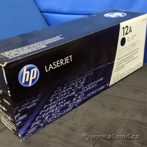 HP LaserJet 12A Black Printer Toner Cartridge - Allsold.ca - Buy & Sell Used Office Furniture 
