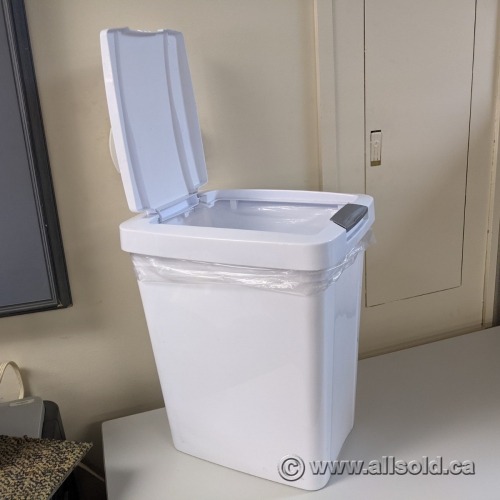 Sterilite Touch Top 7.5Gal (28L) Garbage Bin Waste Basket Allsold.ca