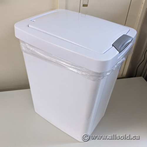 Sterilite Touch Top 7.5Gal (28L) Garbage Bin Waste Basket Allsold.ca