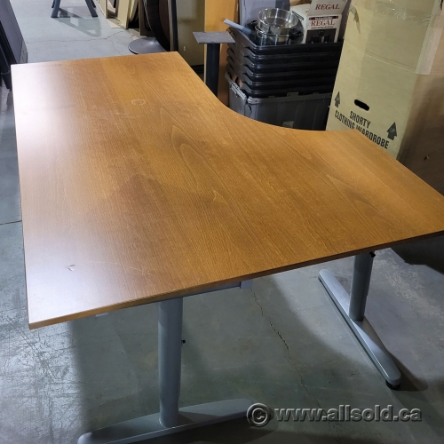 IKEA Galant Modular Open Style Corner Desk w Grey Legs Allsold.ca