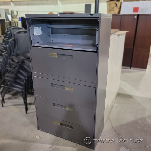 Dark Grey Global 5 Drawer Lateral File Allsold.ca Buy