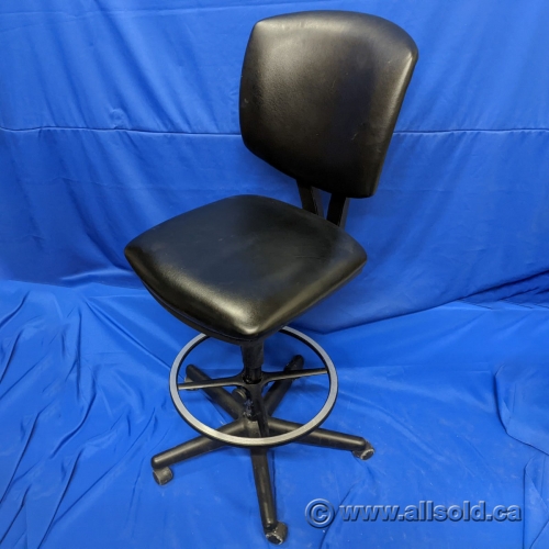 Hon Leather Style Office Drafting Stool Chair without Arms Allsold.ca