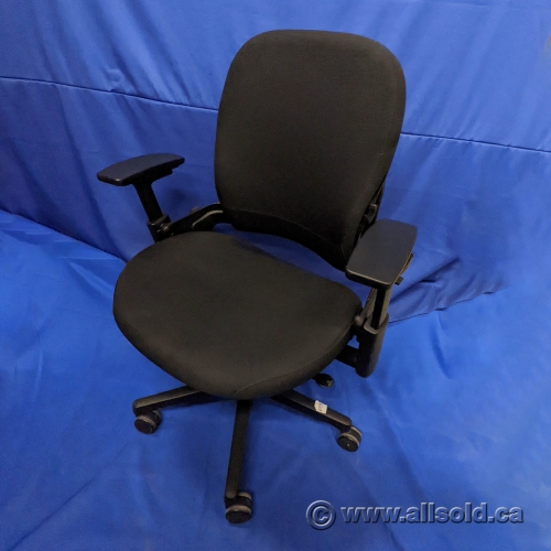 Black Steelcase Leap Plus Ergonomic Office Task Chair Allsold.ca