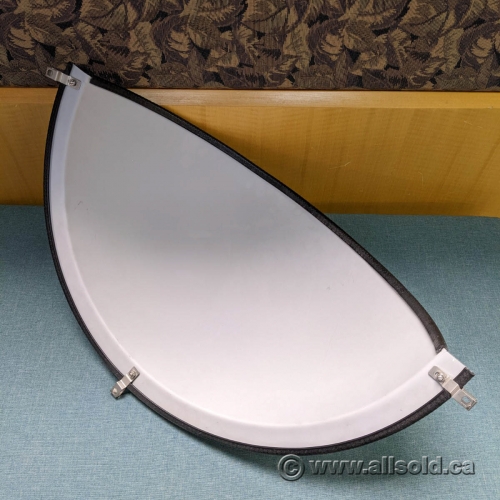 2 Pack 12 Inch Acrylic Safety Mirrors - Half Dome Corner Mirrors For Blind Spots In Warehouses & Hallways