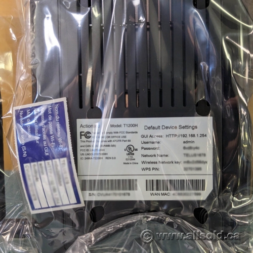 Actiontec Wireless 802.11N VDSL Modem Router T1200H (Like New