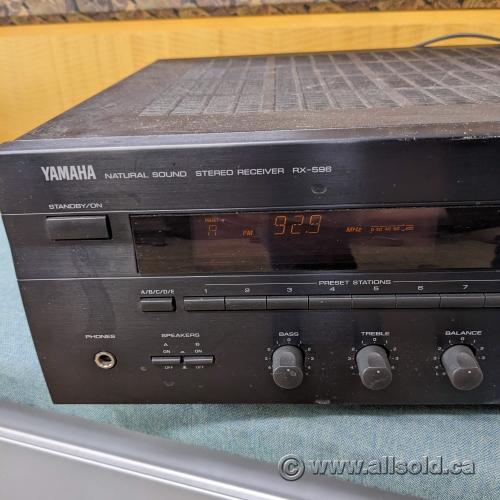 Yamaha RX596 Stereo Receiver Allsold.ca Buy & Sell Used Office