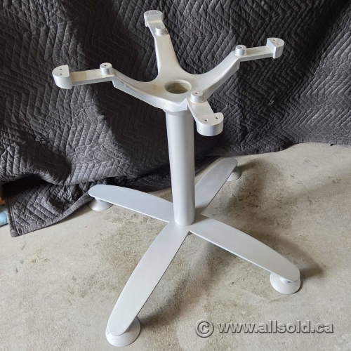 Silver Heavy Duty Round Table Base for 48" Table - Allsold.ca - Buy ...