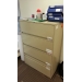 Tan 4 Drawer Lateral File Cabinet 36x18 Full Drawer