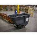 Large Recycling Garbage Tilt Truck Rolling Rubber Bins