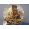 'Grains of the Nation' Train Plate by Ted Xaras