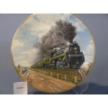 'No Contest!' Train Plate by Ted Xaras