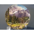 'Majestic Rockies' Plate by Lucius R O'Brien