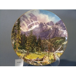 'Majestic Rockies' Plate by Lucius R O'Brien