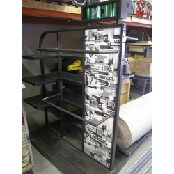 Volcom Rolling Display Rack / Clothing Rack