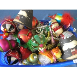 Assorted Hand Painted Christmas Ornaments Maeilyn Beals