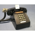 ITT Black Retro Push Button Corded Telephone