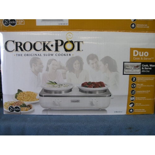 Crock Pot Duo Cook & Serve 2 Crocks 2.5 Qt ea Allsold.ca Buy & Sell
