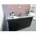 Black & Grey Reception L Counter Desk Unit