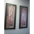 Lot of 2 Picture of Cherry Blossoms - 17 x 41