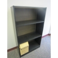 Black 3 Shelf Unit Bookshelf Bookcase