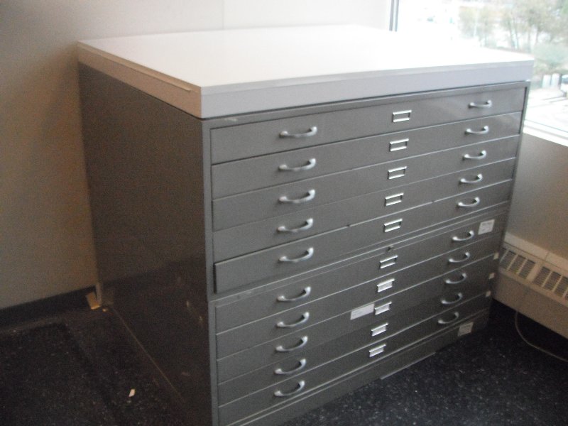 Map Cabinet Flat File 10 Drawer 2 Pc Base Top Allsold Ca