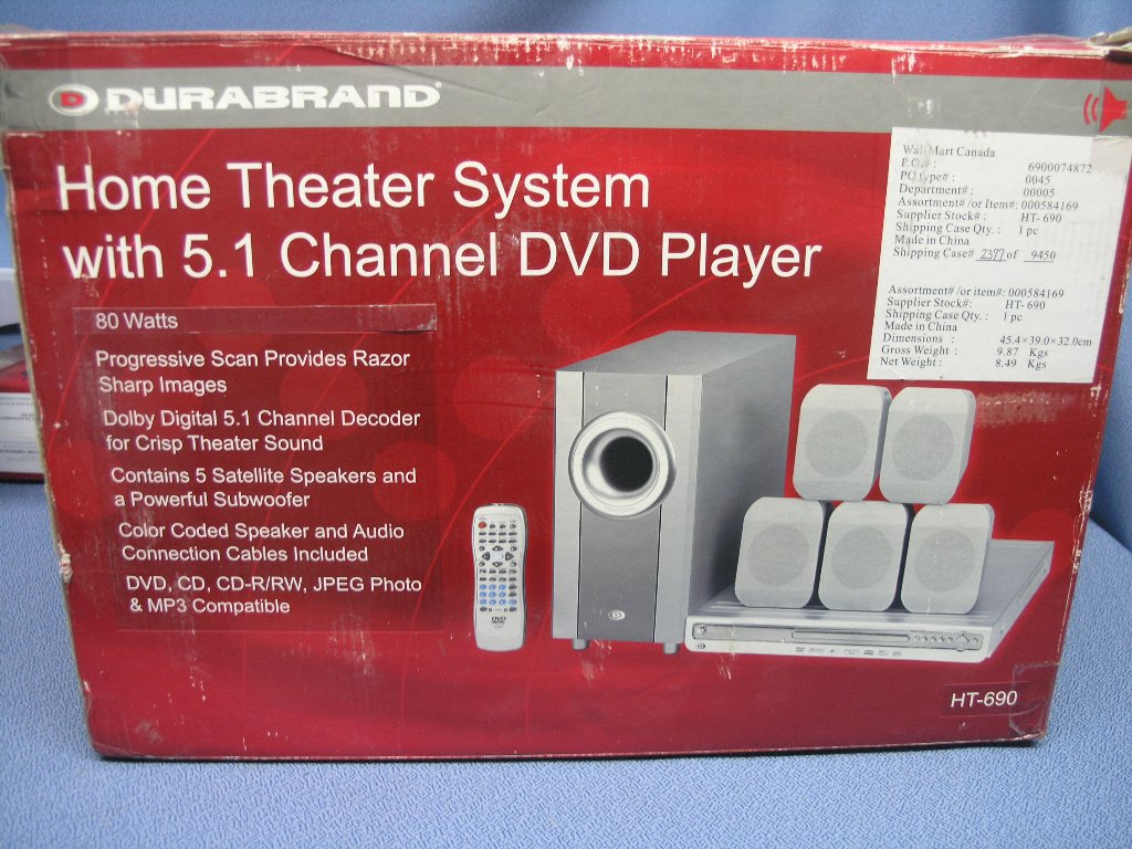 Dvd Player Durabrand Surround Sound Brand New Durabrand Home