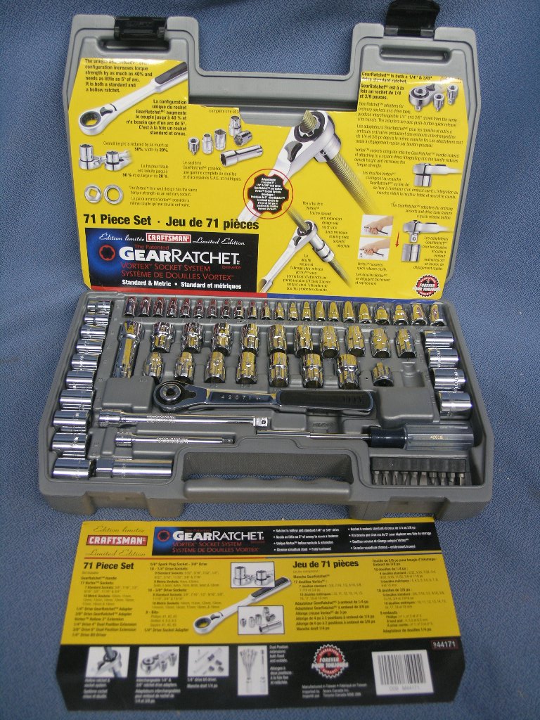 Craftsman gear best sale ratchet set