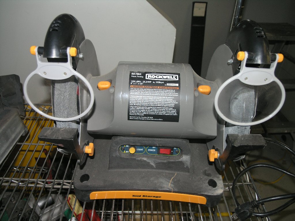 Rockwell Bench Grinder 8 3 4 Hp Magnifiers Allsold Ca Buy